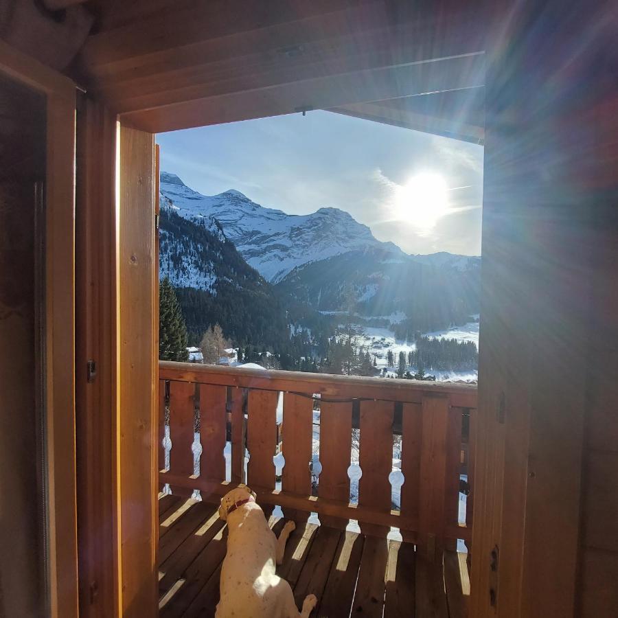 Chambre D'Hotes L'Ours Bleu Les Diablerets Buitenkant foto