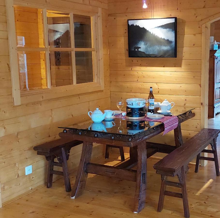 Chambre D'Hotes L'Ours Bleu Les Diablerets Buitenkant foto