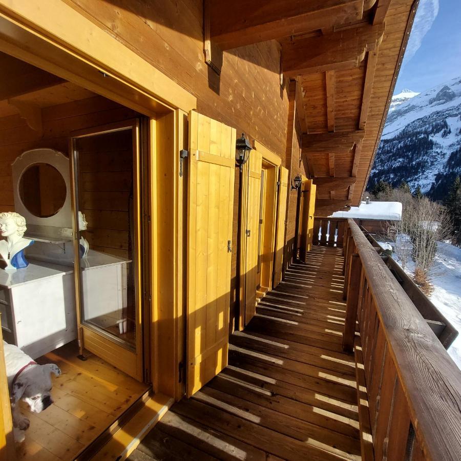 Chambre D'Hotes L'Ours Bleu Les Diablerets Buitenkant foto