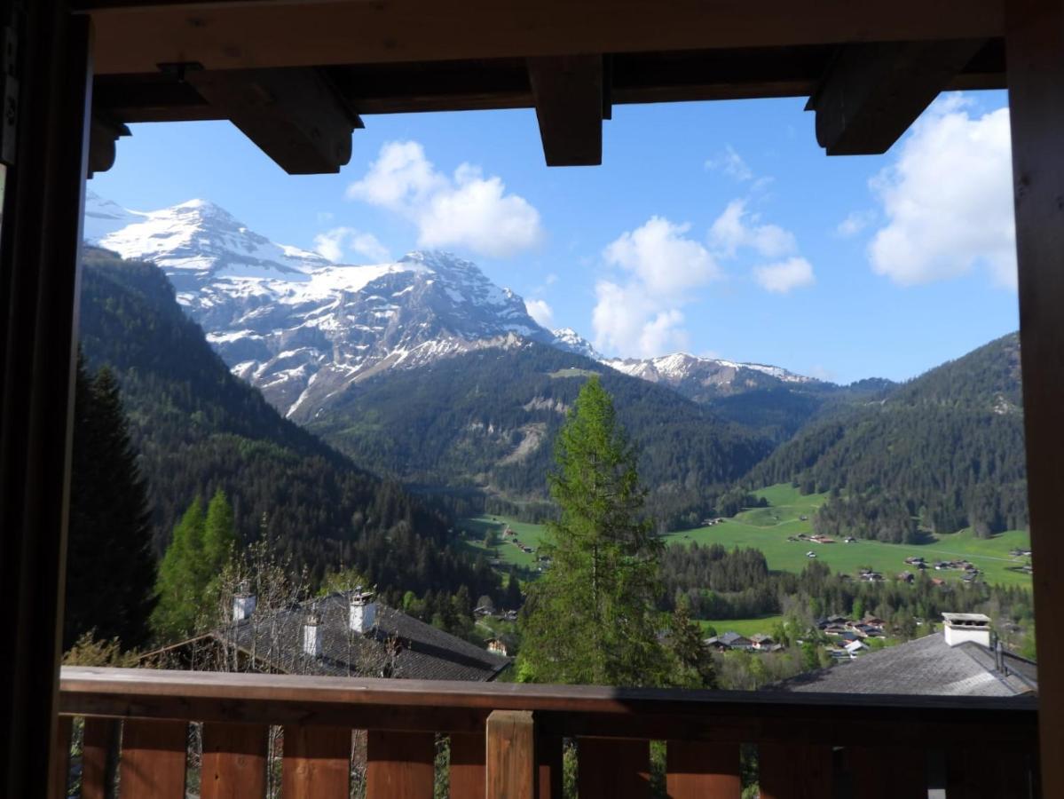 Chambre D'Hotes L'Ours Bleu Les Diablerets Buitenkant foto