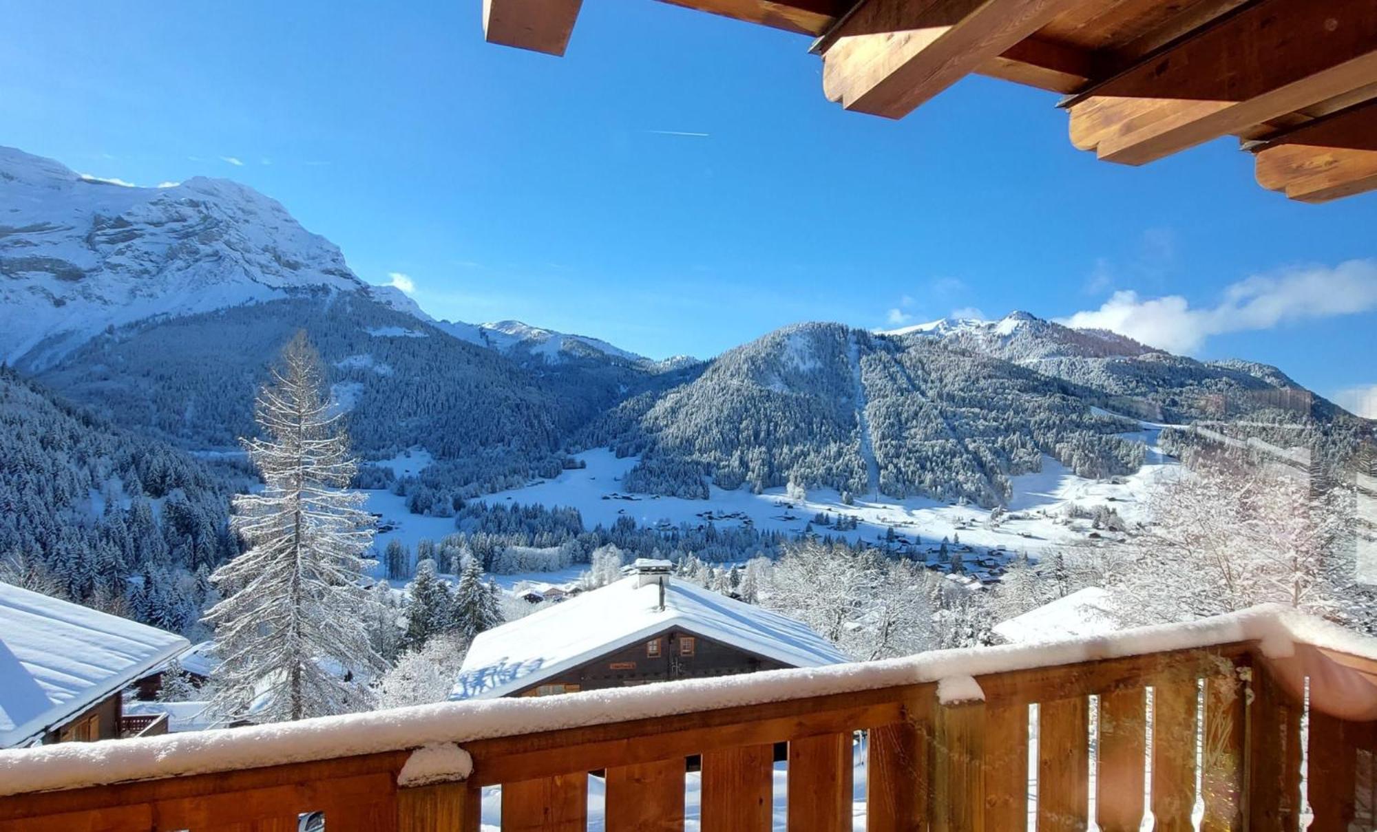 Chambre D'Hotes L'Ours Bleu Les Diablerets Buitenkant foto